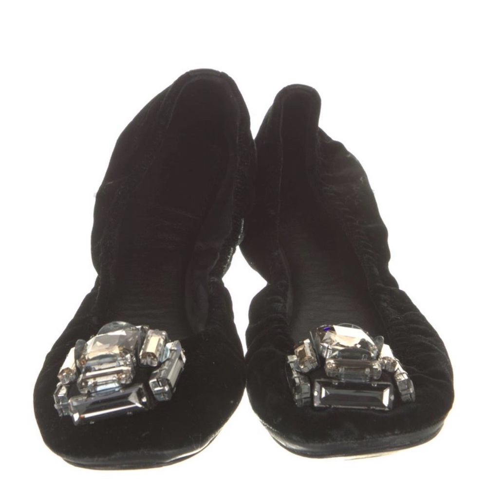 Tory Burch velvet ballet flats
